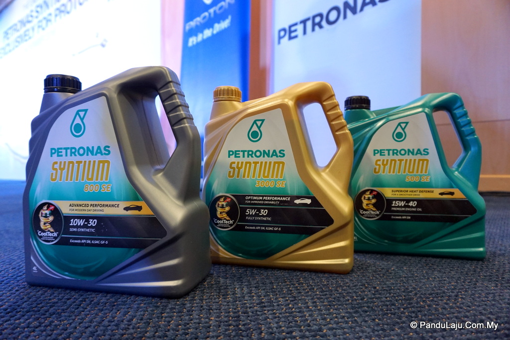 Minyak Enjin Petronas Syntium Se Dirumus Khas Untuk Kenderaan Proton