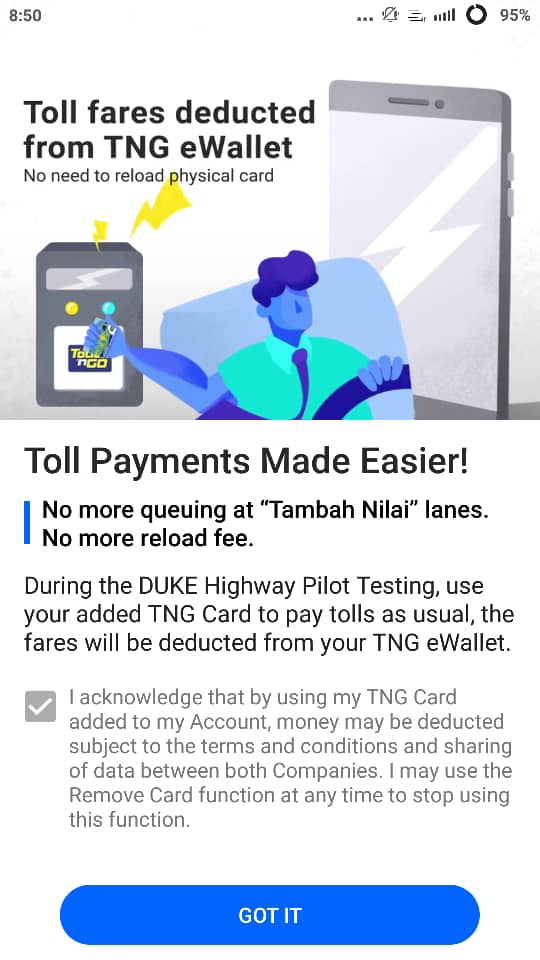 Touch N Go Ewallet Daftar Kad Tng Dan Guna Baki E Dompet Untuk Bayar Tol Duke