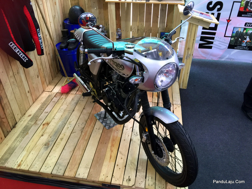 Modenas TTR 200 - Model Berkonsepkan Cafe Racer