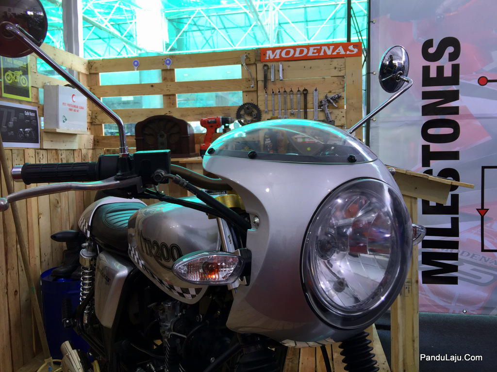 Modenas TTR 200 - Model Berkonsepkan Cafe Racer