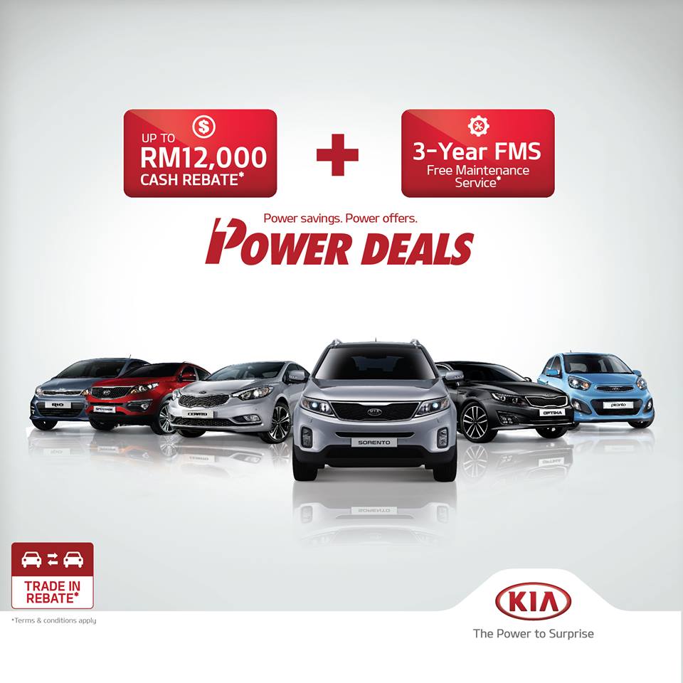 Promosi 'Power Deal' Kia Beri Rebat Tunai Sehingga RM12,000