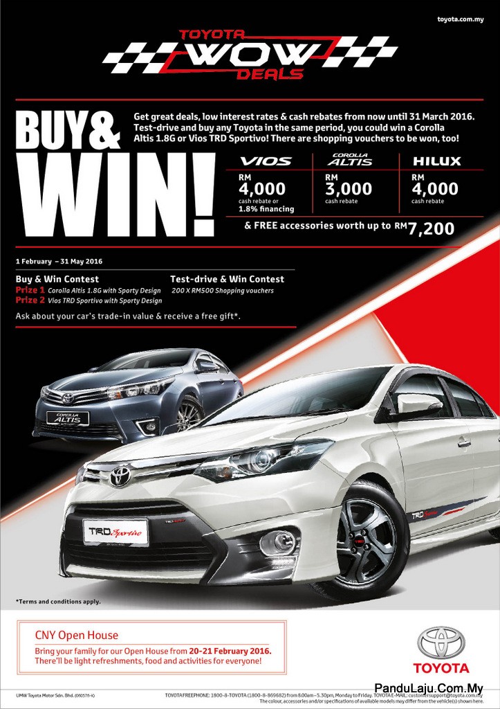 Promosi Jualan Toyota Pandulajudotcom