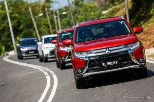 Pandu uji Mitsubishi Outlander