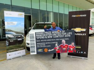 Peraduan Manchester United For Life & Spend and Win 2016 Chevrolet