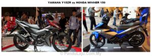 YAMAHA Y15ZR vs HONDA WINNER 150