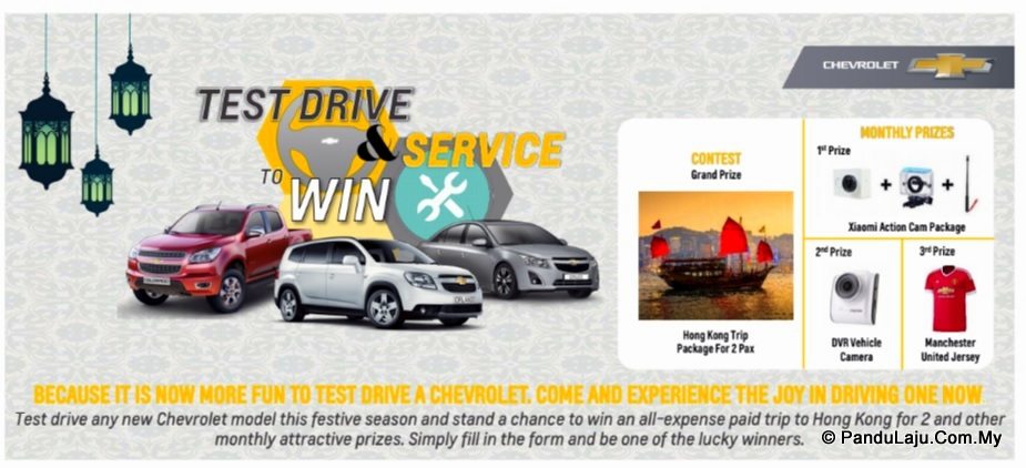 Chevrolet ‘Test Drive & Service to Win’ 