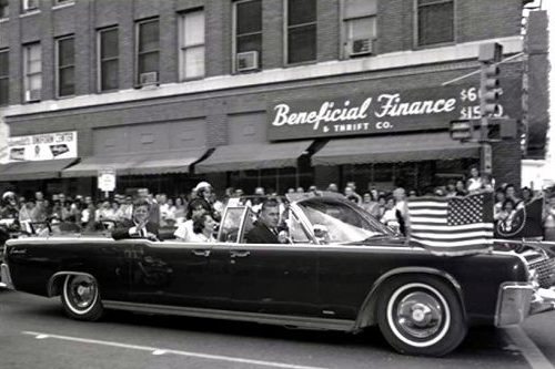 Negative, President John F. Kennedy in San Antonio, 1963 November 21 Collection: Joseph Elicson Photograph Collection