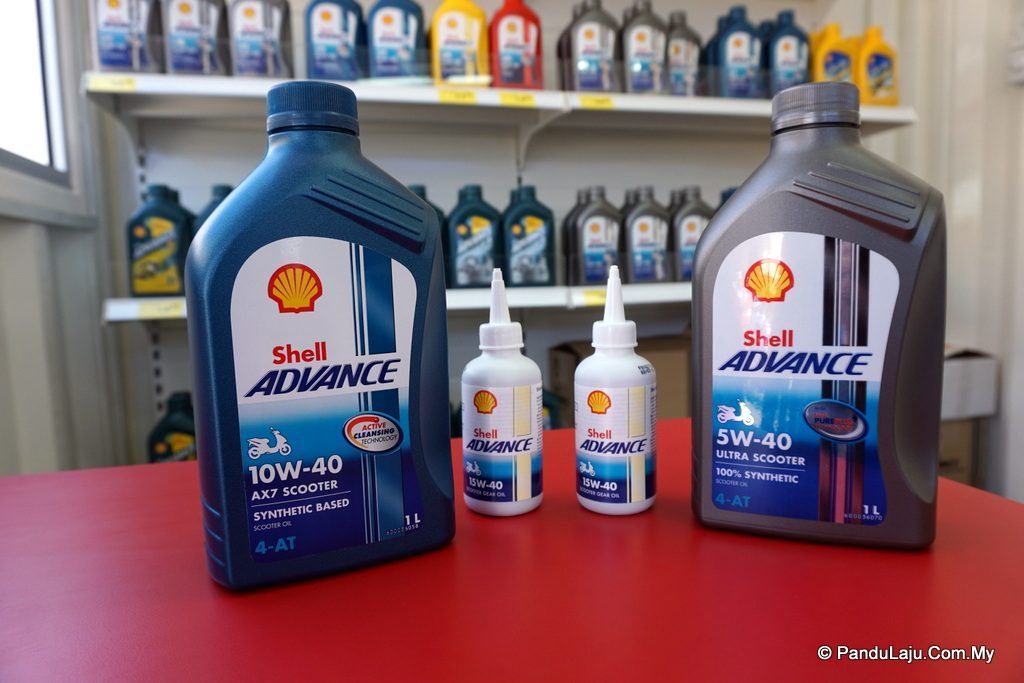 Minyak Pelincir Skuter Shell Advance_PanduLaju (6)