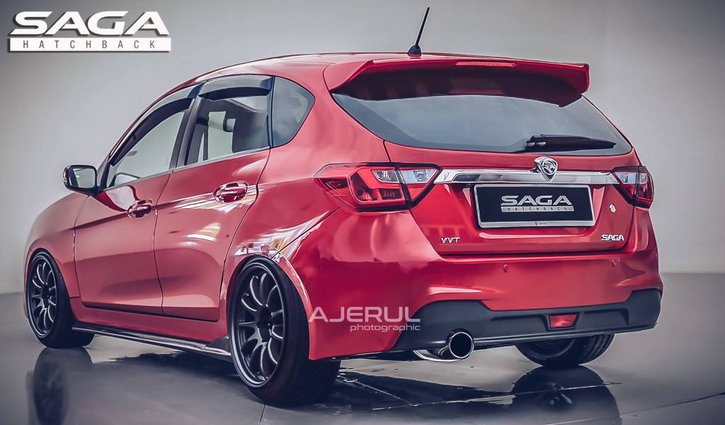 Jika Ini Rupa Sebenar Proton Saga Hatchback, Kami Yakin 