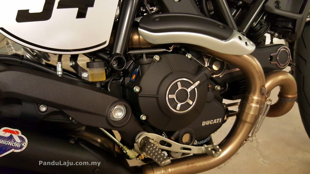 enjin Ducati Scrambler Cafe Racer Malaysia