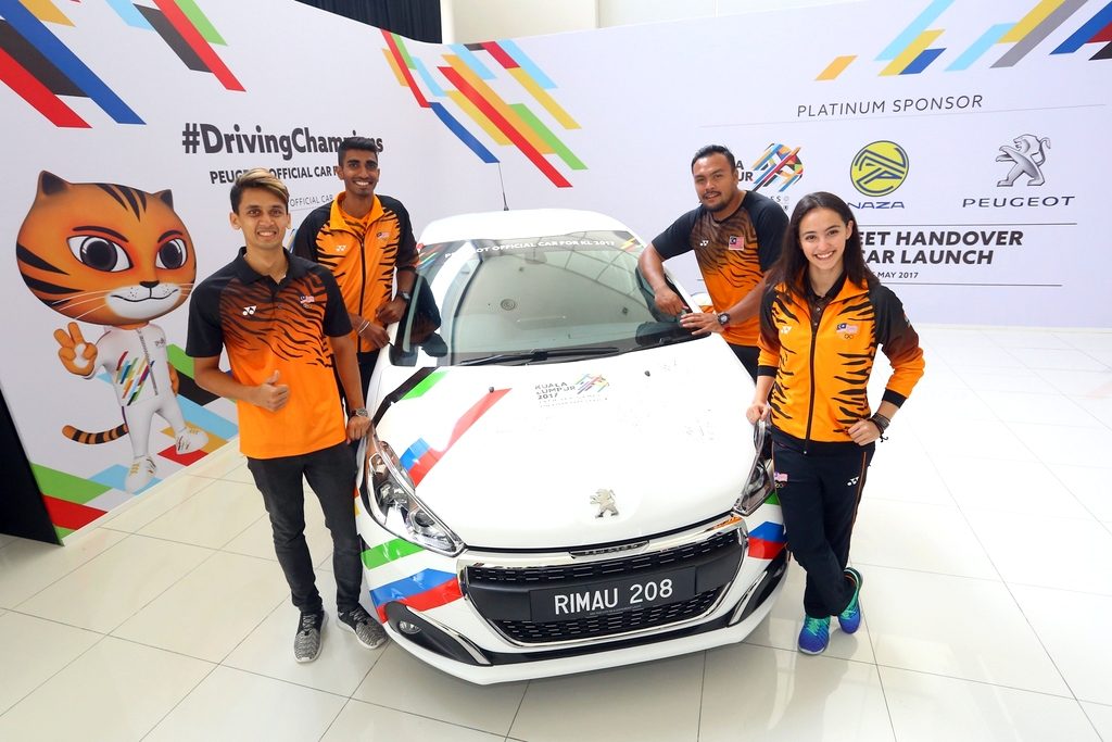 peugeot kenderaan rasmi sukan sea kuala lumpur 2017