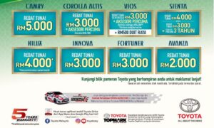 promosi hari raya aidilfitri toyota 2017