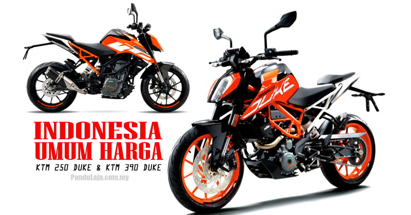 Indonesia Umum Harga KTM 250 Duke dan 390 Duke Malaysia 