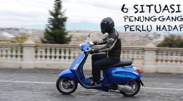 6 Situasi Kurang Enak yang Penunggang Motosikal Kena Hadap Setiap Hari