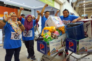 Cabaran Hypermarket Sweep Petron 2017