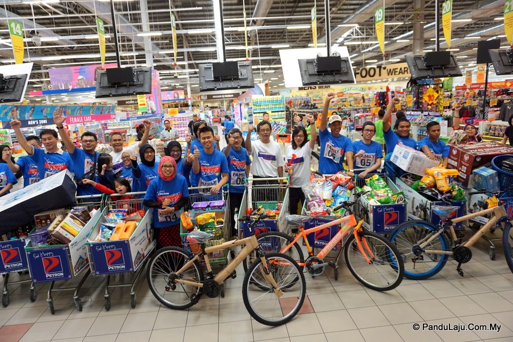 Cabaran Hypermarket Sweep Petron 2017