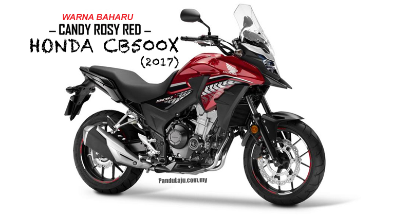 Honda CB500X 2017 Kini Hadir dengan Penutup Mufler & Warna 