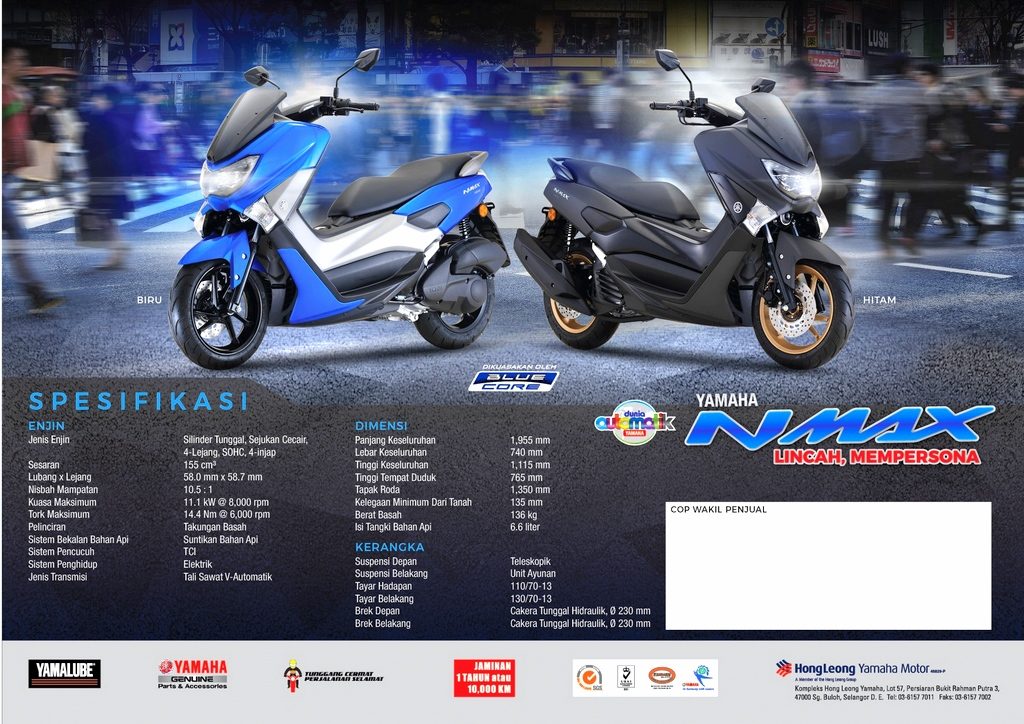 Harga Warna Baharu Yamaha NMAX