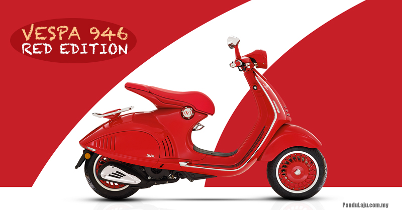 Vespa 946 Merah Ini Didedikasikan Untuk Perang Melawan AIDS, Harganya  uihhh. 