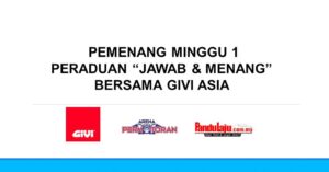 Pemenang Peraduan Jawab & Menang Bersama Givi