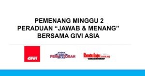 Senarai Pemenang Peraduan Jawab & Menang Bersama Givi Minggu Ke-2