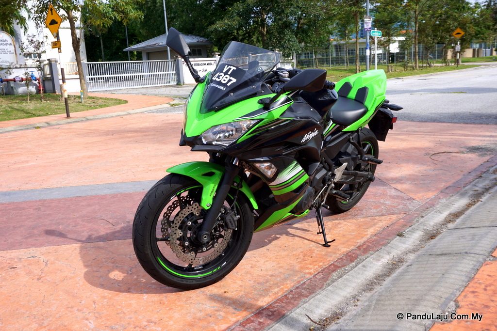 tunggang uji kawasaki ninja 650 abs