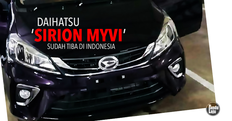Foto Daihatsu 'Sirion Myvi' Dikesan di Indonesia, Selamat 