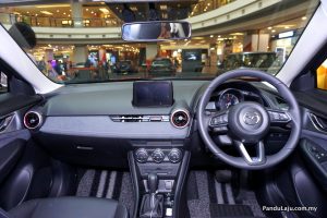 papan pemuka Mazda CX-3 2018 facelift Malaysia