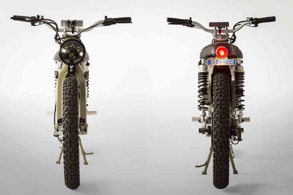 eCub Motosikal Elektrik Kustom Berasaskan Kapcai Honda Cub dan Super Cub