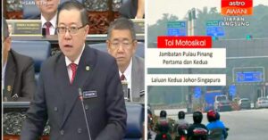 tol motosikal dihapuskan