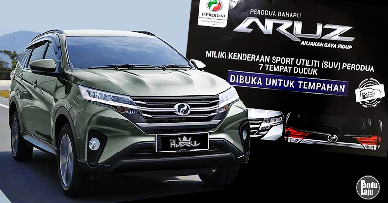 Perodua Aruz Suv 7 Kerusi Bakal Buka Tempahan Harga Rm70k Hingga Rm80k