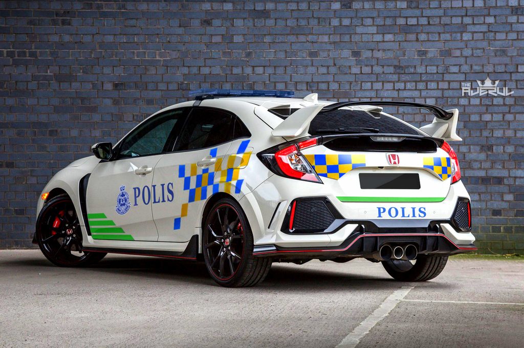 Kereta Polis Honda Civic Type R