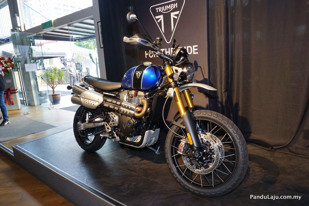 harga motor triumph scrambler