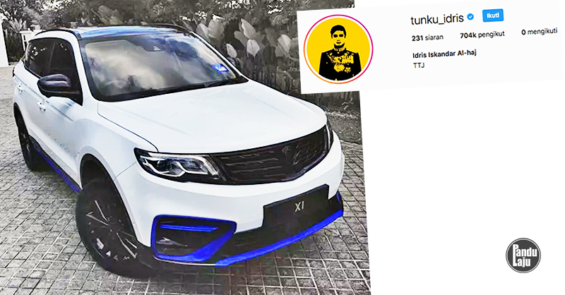 Tunku Idris Kongsi Foto Proton X70 Versi Modifikasi di Instagram