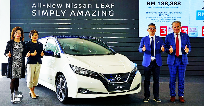 Nissan Leaf (2019) Kini di Malaysia, Harga RM189k dengan ...