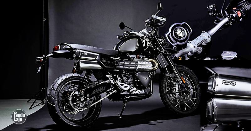 Triumph Scrambler 1200 Bond Edition (2020) Lancar, Terhad ... (800 x 418 Pixel)