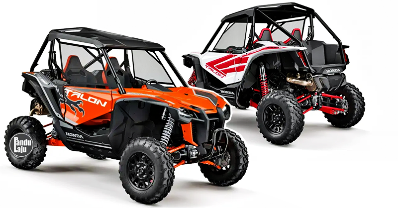 Honda Talon 1000X, 1000R - Model UTV 1.0L Dengan Kotak Gear DCT!