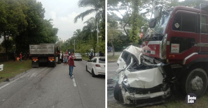 Masalah Brek Lori Rempuh 7 Kenderaan Di Sungai Buloh