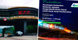 Restoran Jejantas Sungai Buloh (Arah Utara) Ditutup Sementara Hari Ini