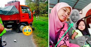 Maut Ketika Ambil Anak Saudara Balik Sekolah, Wanita Dilanggar Lori Pasir