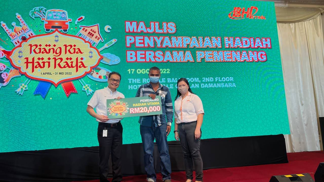 BHPetrol Beri Hadiah Pemenang Peraduan 'Riang Ria Hari Raya' Bernilai ...