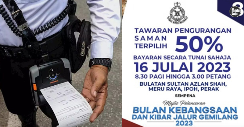 PDRM Tawar Diskaun Saman 50 Peratus Sempena Pelancaran Bulan Kebangsaan ...