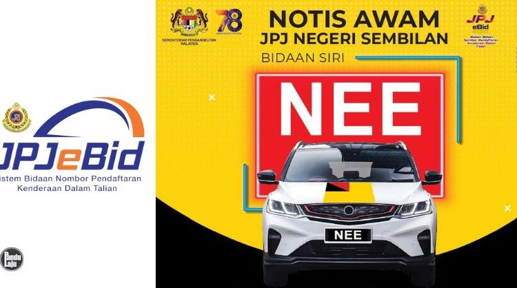 Nombor Plat Siri 'NEE 9' Raih Bidaan Paling Tinggi, RM266,666