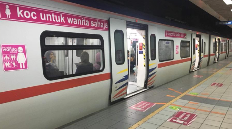 Koc Wanita Akan Tersedia di Laluan LRT Ampang-Sri Petaling, Mula 31 Disember Ini