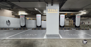 Stesen Pengecas Tesla V4 Supercharger Ada di The Gardens Mall