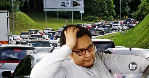 Trafik sesak ke Pantai Timur