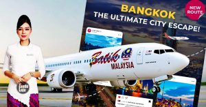 Batik Air Lancar Laluan Antarabangsa Pertama dari Subang ke Bangkok! Laluan baru Batik Air - Subang ke Bangkok