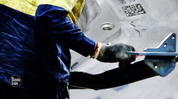Imej kanggaru pada produk Nissan Australia.