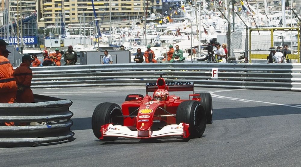 Jentera F1 Michael Schucmacher di GP Monaco 2001