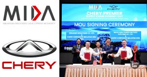 MIDA dan Chery jalin MoU untuk kerjasama strategik automotif di Malaysia